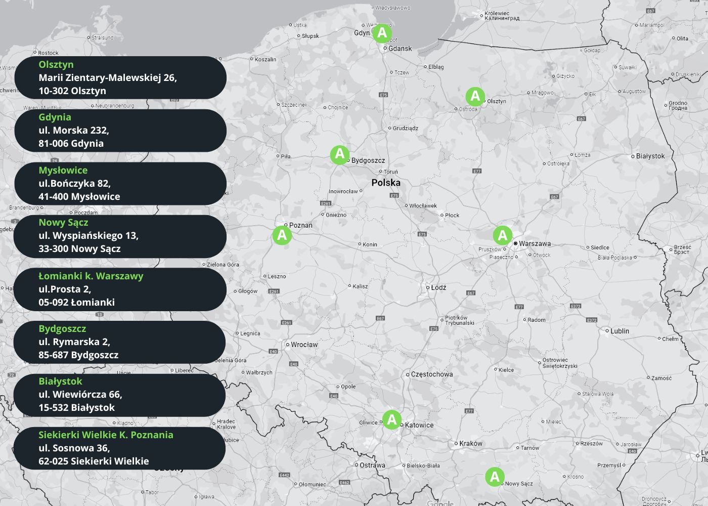 agapit oddział gdynia mapa